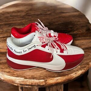 Size 10.5 -Nike Zoom Freak 5 All-Star Red Thanasis Thanks For Sharing (FV1933-60